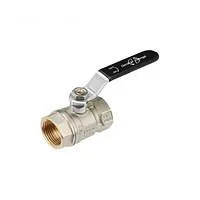 Кран шаровый "Standart" М-П 1/2", для воды General Fittings PN30 ручка бабочка