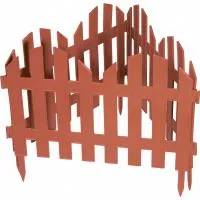 Забор декоративный "Ренессанс", 45 х 300 см, терракот