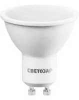 Лампы Светозар светодиодные Led technology, цоколь GU10, теплый белый свет (3000К), 220В, 5Вт
