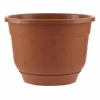 Горшок Флокс с поддоном, терракотовый, 2.5 л, Palisad